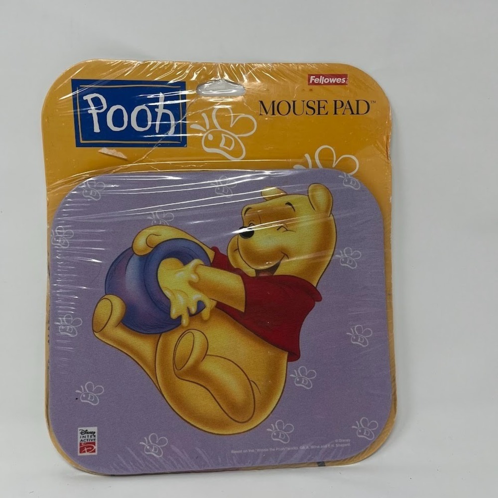 Vintage Winnie the Pooh Mouse Pad – Fellowes – Disney – New Sealed – Made in USA